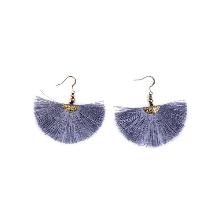 Mini Cleo Tassel Earrings - Thailand-Jewelry-Nu Shop-Lumily MZ Fair Trade Nena & Co Hiptipico Novica Lucia's World emporium