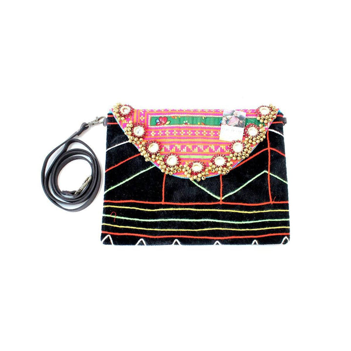 Karen Vintage Fabric Bag With Leather Straps - Thailand-Bags-Lumily-Style 7-Lumily MZ Fair Trade Nena & Co Hiptipico Novica Lucia's World emporium