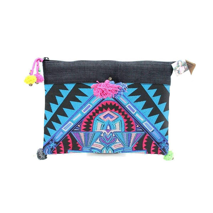 BUNDLE: Embroidered Clutch 3 Piece - Thailand-Bags-Lumily-Lumily MZ Fair Trade Nena & Co Hiptipico Novica Lucia's World emporium