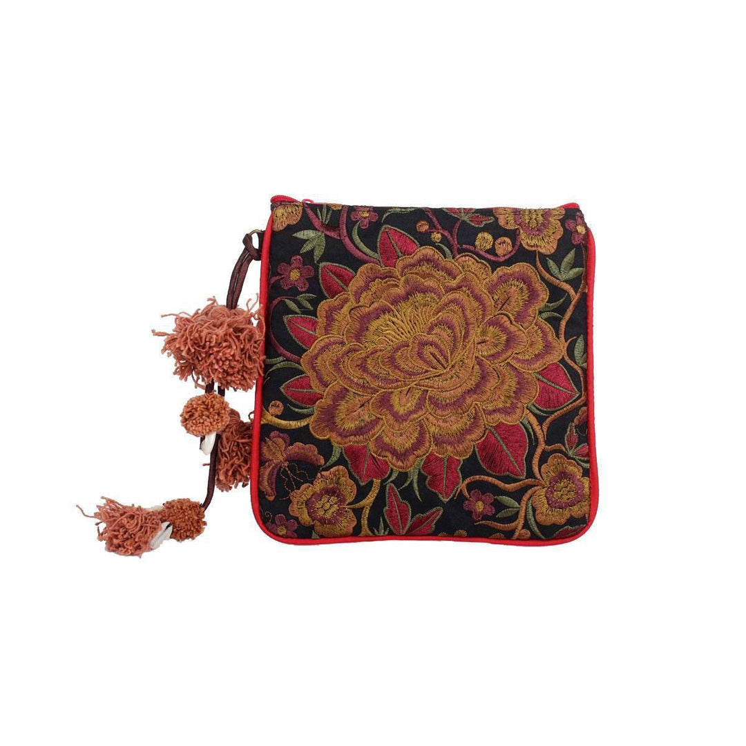 BUNDLE: Ethically Made Embroidered Clutch Bag - 7 Pieces - Thailand-Bags-Lumily-Lumily MZ Fair Trade Nena & Co Hiptipico Novica Lucia's World emporium
