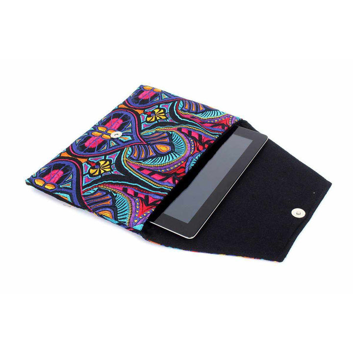 Embroidered Envelope Clutch | iPad Bag - Thailand-Bags-Lumily-Lumily MZ Fair Trade Nena & Co Hiptipico Novica Lucia's World emporium