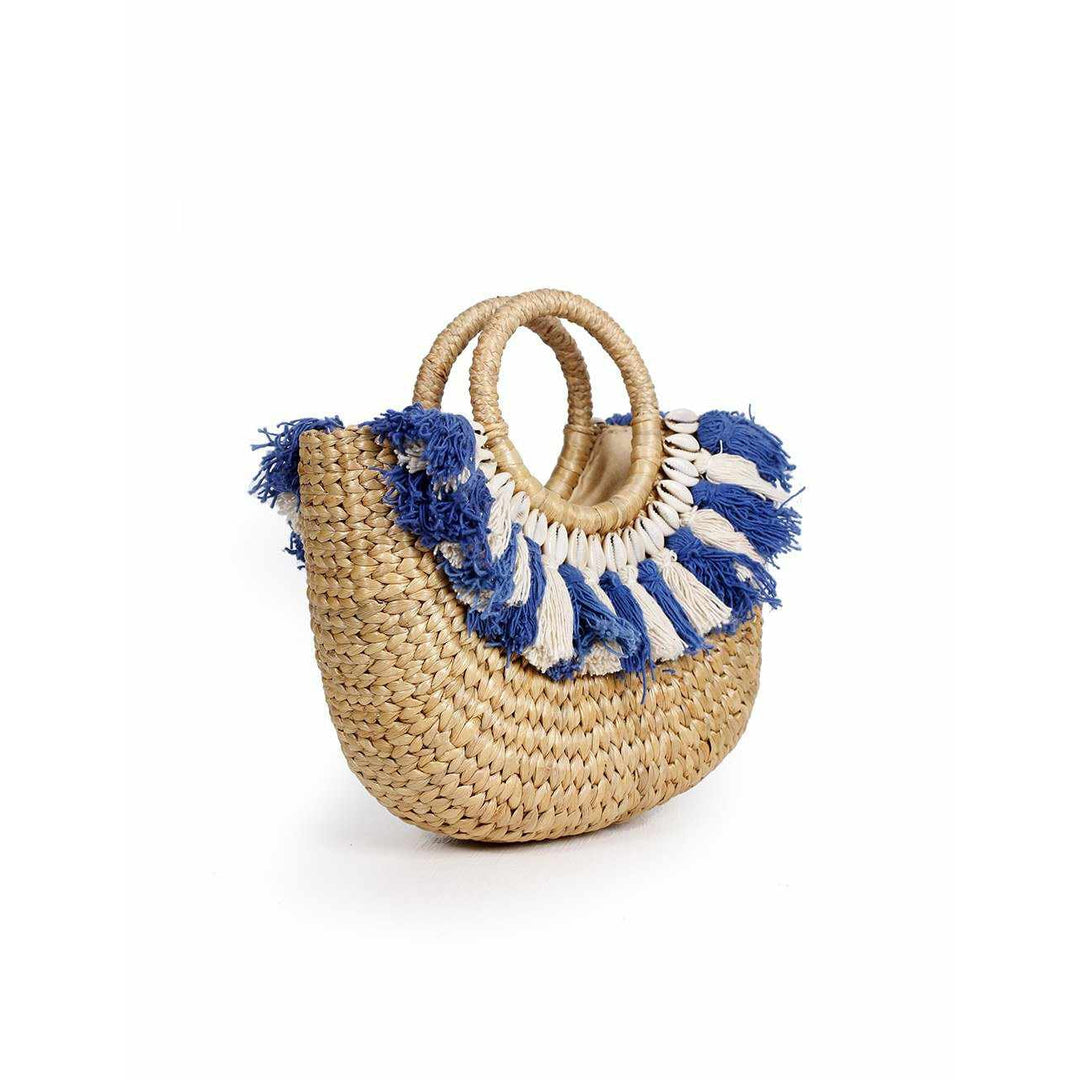 Water Hyacinth Handmade Basket Bag - Thailand-Bags-Lumily-Lumily MZ Fair Trade Nena & Co Hiptipico Novica Lucia's World emporium
