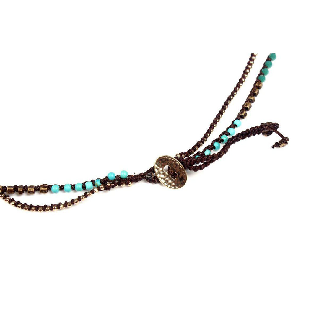 Samantha Boho Necklace | Wrap Bracelet - Thailand-Jewelry-Lumily-Lumily MZ Fair Trade Nena & Co Hiptipico Novica Lucia's World emporium