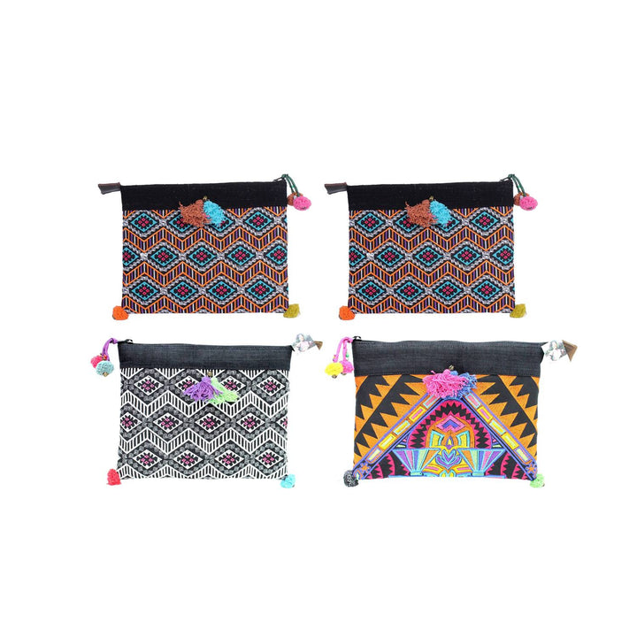 BUNDLE: Ethically Made Handbag Clutch Bag 4 Pieces - Thailand-Jewelry-Lumily-Lumily MZ Fair Trade Nena & Co Hiptipico Novica Lucia's World emporium