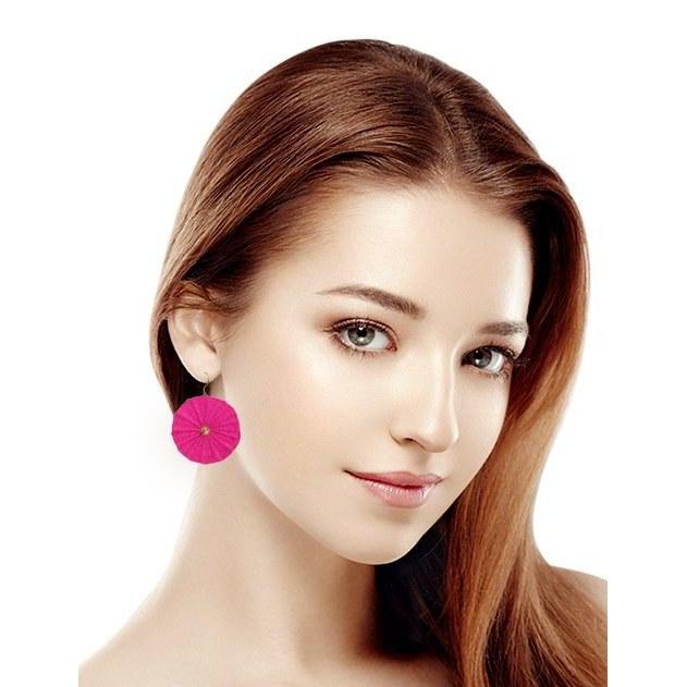 Full Circle Woven Earrings - Thailand-Jewelry-Kannika Chimkam-Lumily MZ Fair Trade Nena & Co Hiptipico Novica Lucia's World emporium