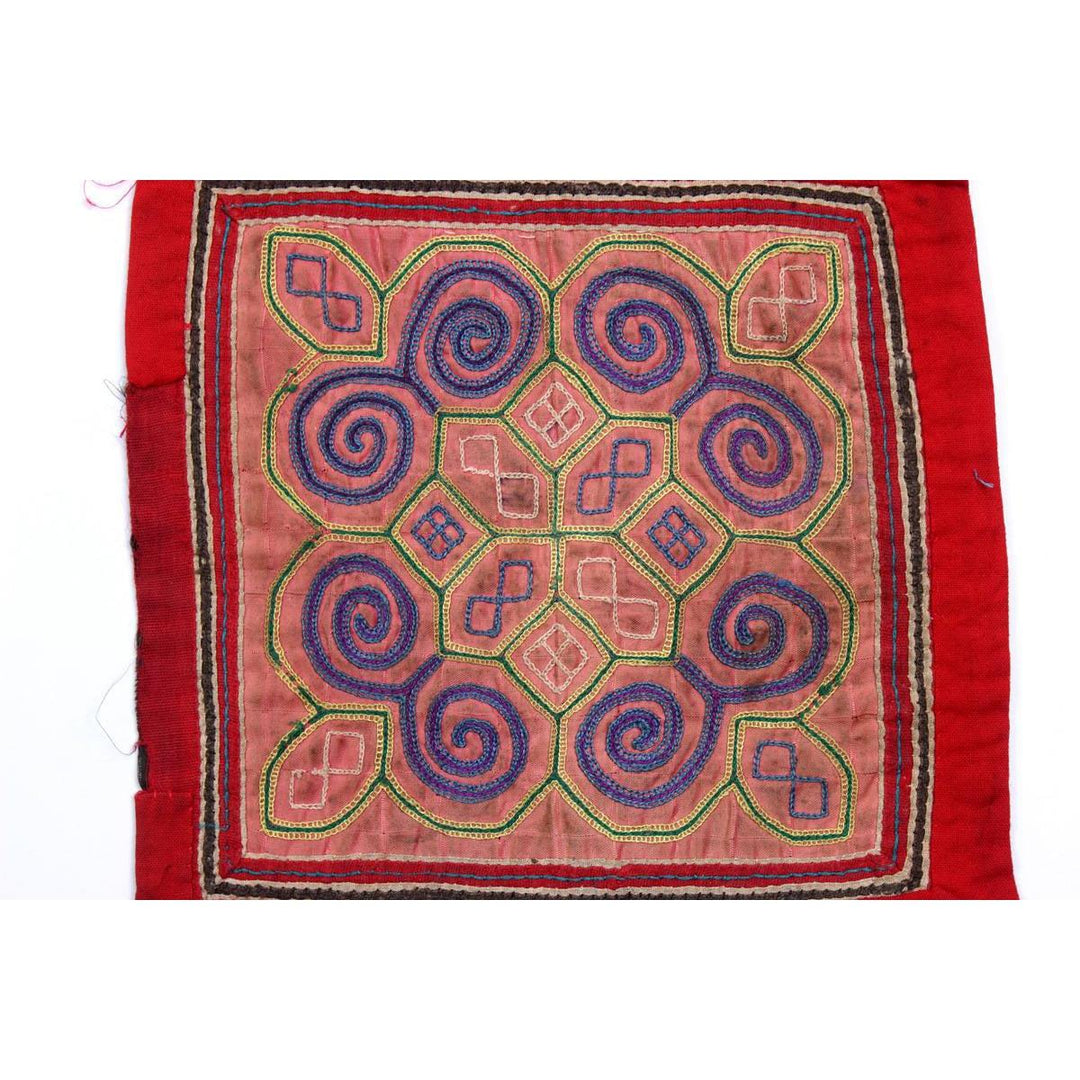 BUNDLE: Vintage Embroidered Sustainably Made Fabric 6 Pieces - Thailand-Lumily-Lumily MZ Fair Trade Nena & Co Hiptipico Novica Lucia's World emporium