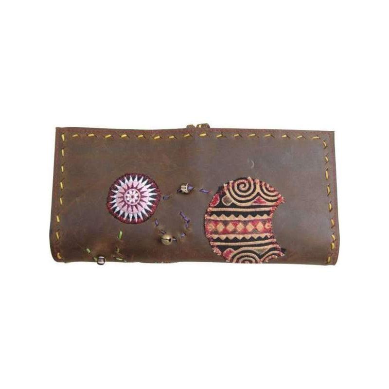 Upcycled Antique Applique Wallet - Thailand-Bags-Lumily-Lumily MZ Fair Trade Nena & Co Hiptipico Novica Lucia's World emporium