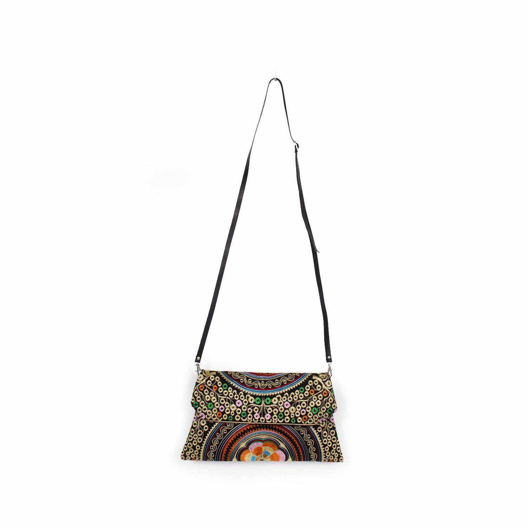 Embroidered Convertible Clutch | Crossbody Bag - Thailand-Bags-Lumily-Lumily MZ Fair Trade Nena & Co Hiptipico Novica Lucia's World emporium