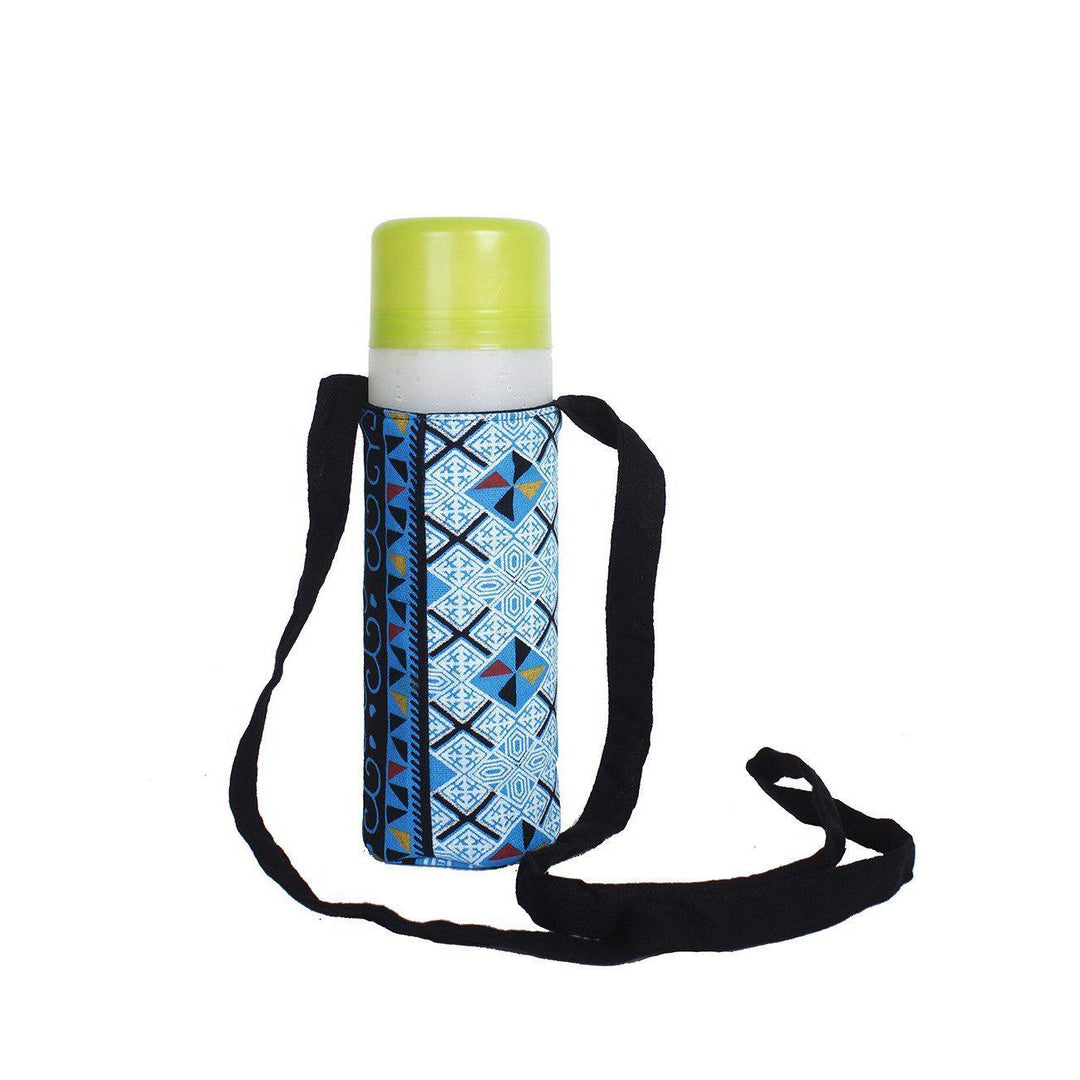 Oasis Batik Water Bottle Bag - Thailand-Bags-Lumily-Blue-Lumily MZ Fair Trade Nena & Co Hiptipico Novica Lucia's World emporium
