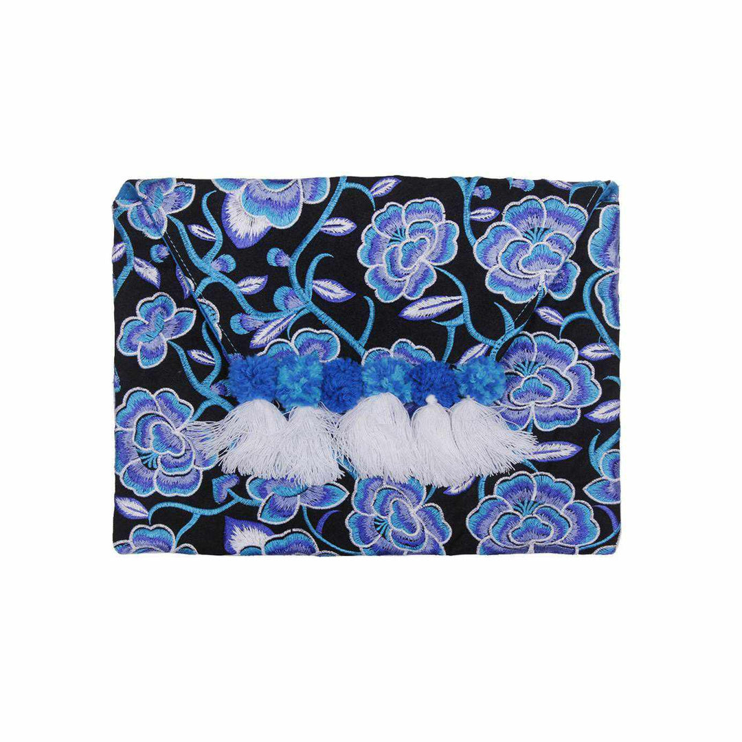 BUNDLE: Magnolia Flower Clutch Bag 6 Pieces - Thailand-Bags-Lumily-Lumily MZ Fair Trade Nena & Co Hiptipico Novica Lucia's World emporium