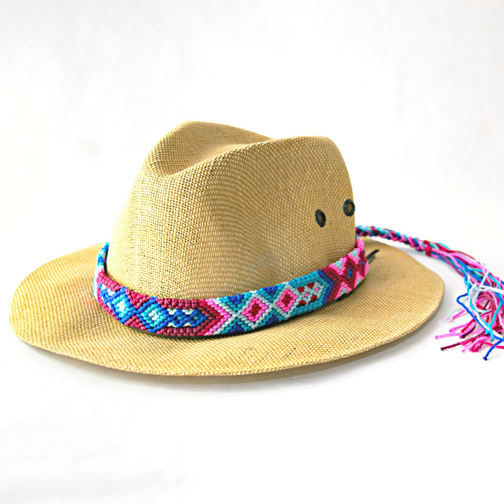 Woven Friendship Adjustable Hat Band - Mexico-Apparel-Jose & Mica (El Baúl de Chiapas - MX)-Lumily MZ Fair Trade Nena & Co Hiptipico Novica Lucia's World emporium