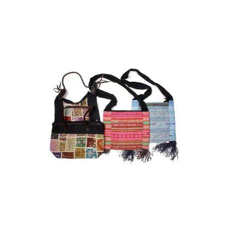 BUNDLE: Ethically Made Boho Style Jacket Sleeve Crossbody Bag (Pack of 3) - Thailand-Bags-Beautiful Bags-Lumily MZ Fair Trade Nena & Co Hiptipico Novica Lucia's World emporium