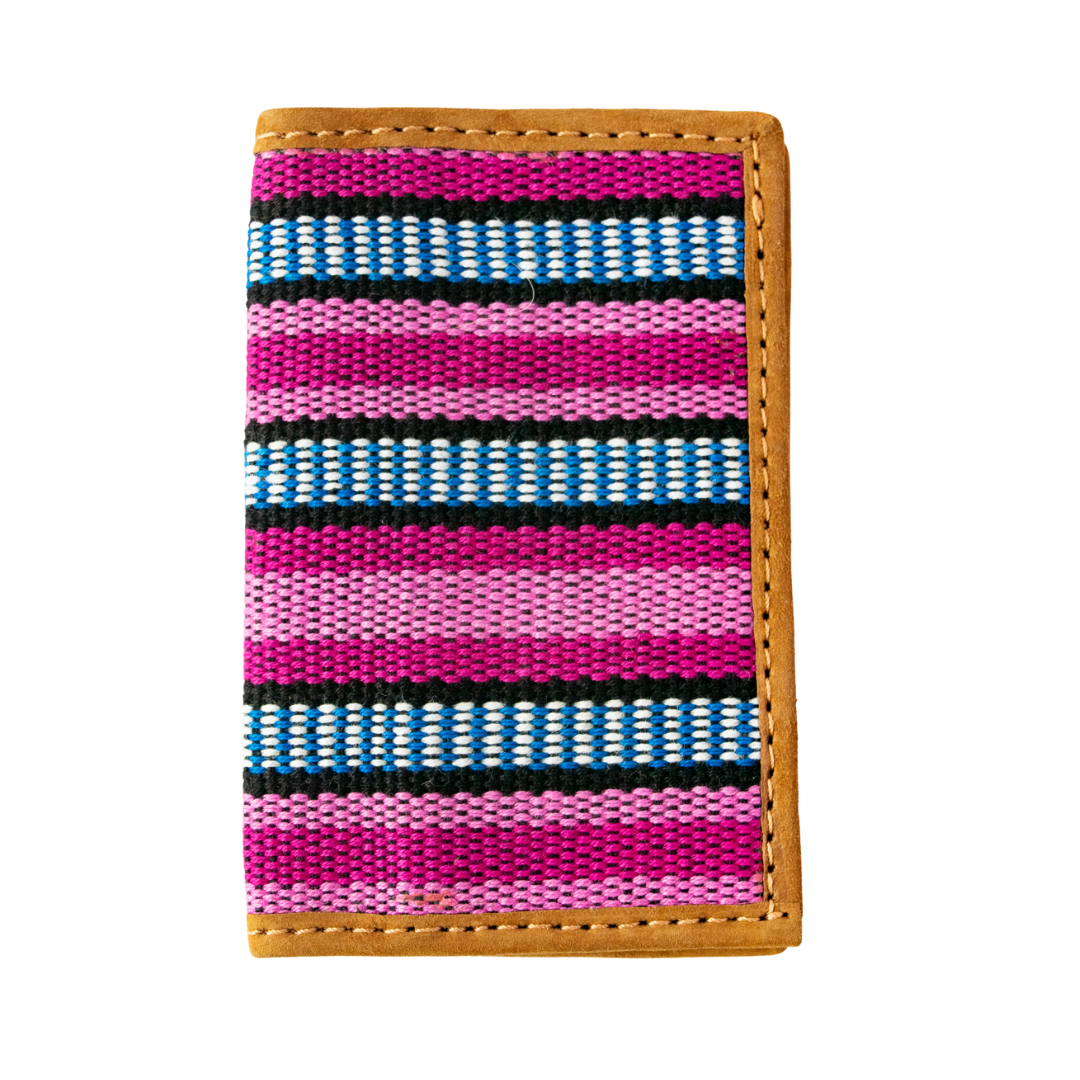 San Marcos Business Card Holder - Guatemala-Bags-Lumily-Pink-Lumily MZ Fair Trade Nena & Co Hiptipico Novica Lucia's World emporium