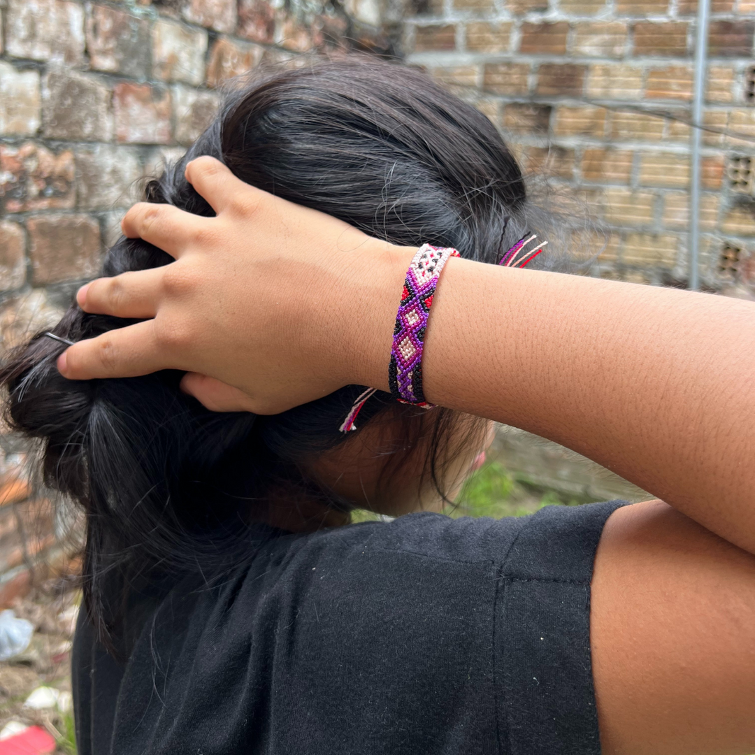 Friendship Woven Boho String Bracelet (4 Sizes) - Mexico
