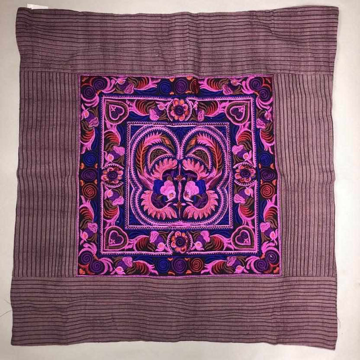 Oversized Sunan Embroidered Pillow Cover - Thailand-Decor-Lumily-Lumily MZ Fair Trade Nena & Co Hiptipico Novica Lucia's World emporium