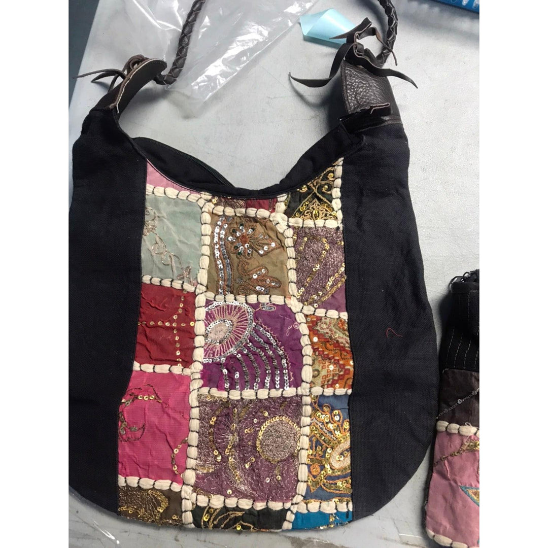 BUNDLE: Ethically Made Boho Style Jacket Sleeve Crossbody Bag (Pack of 3) - Thailand-Bags-Beautiful Bags-Lumily MZ Fair Trade Nena & Co Hiptipico Novica Lucia's World emporium
