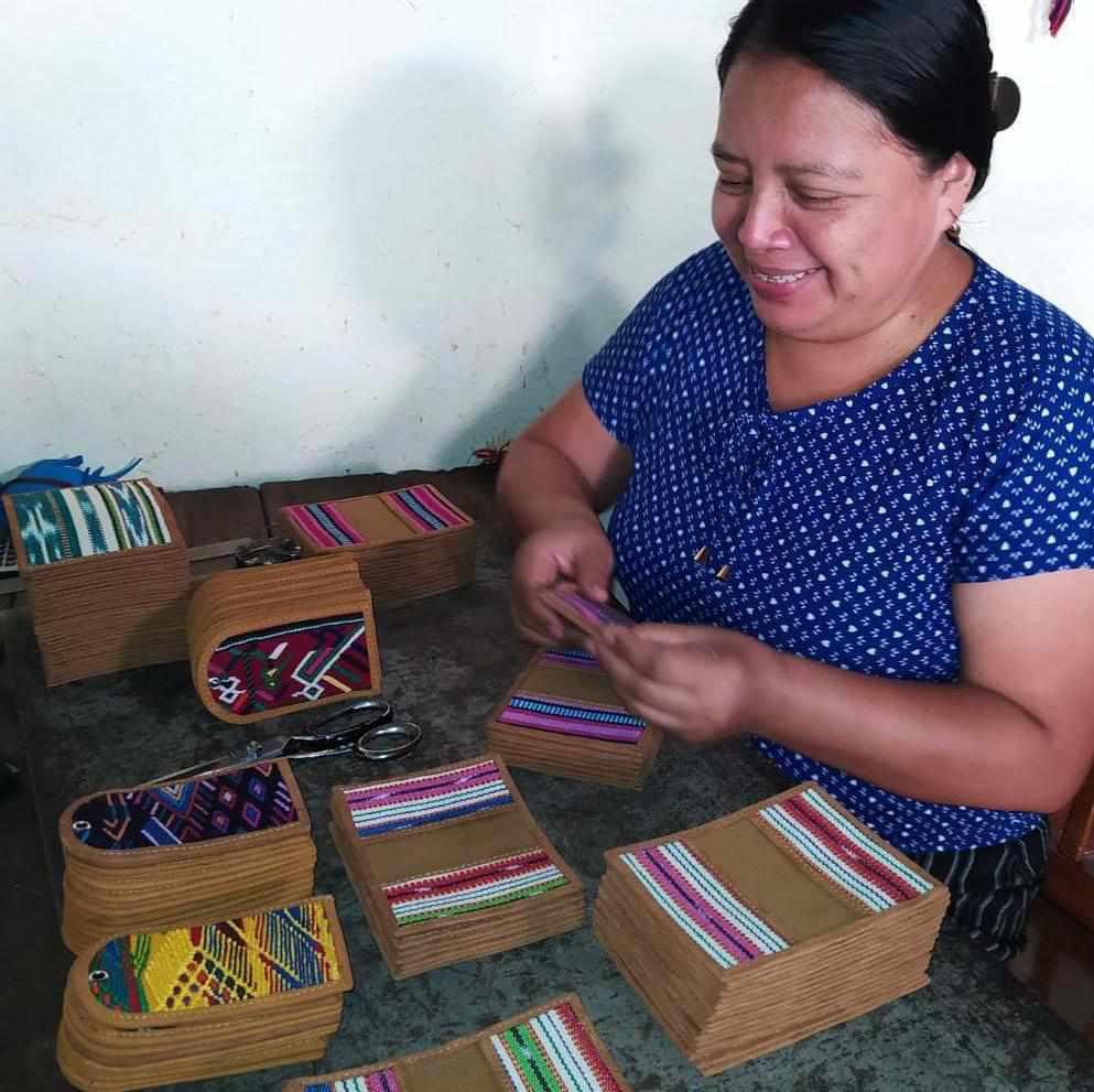 San Marcos Business Card Holder - Guatemala-Bags-Lumily-Lumily MZ Fair Trade Nena & Co Hiptipico Novica Lucia's World emporium