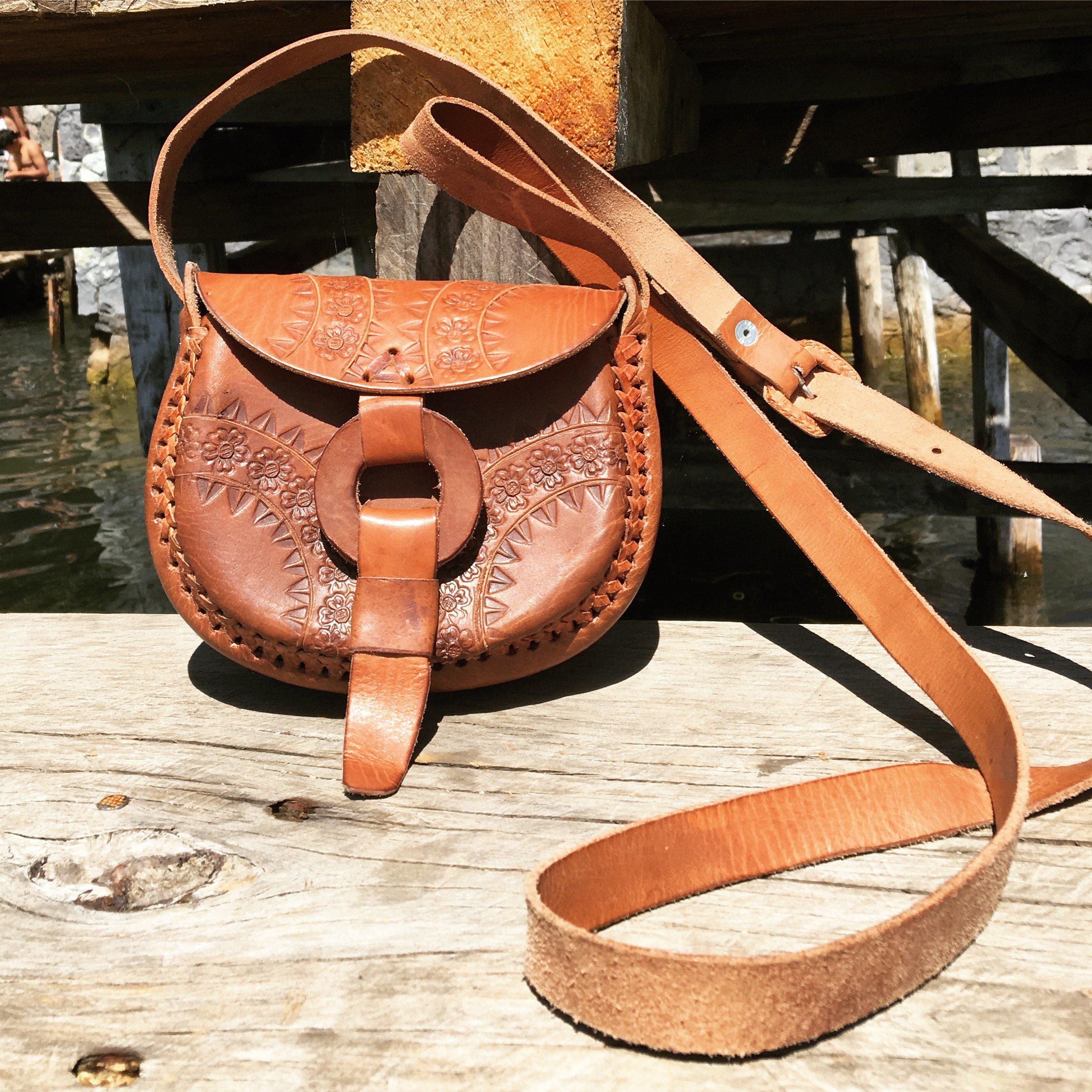 Handmade Leather Bag, Leather Handbag, Leather Bag, Saddle Bag BLACK BROWN  COLOR | eBay