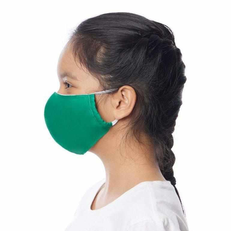 Child 9-12 Years Old Reusable Face Mask with Filter Pocket 100% Cotton - Thailand-Apparel-Peil-Lumily MZ Fair Trade Nena & Co Hiptipico Novica Lucia's World emporium