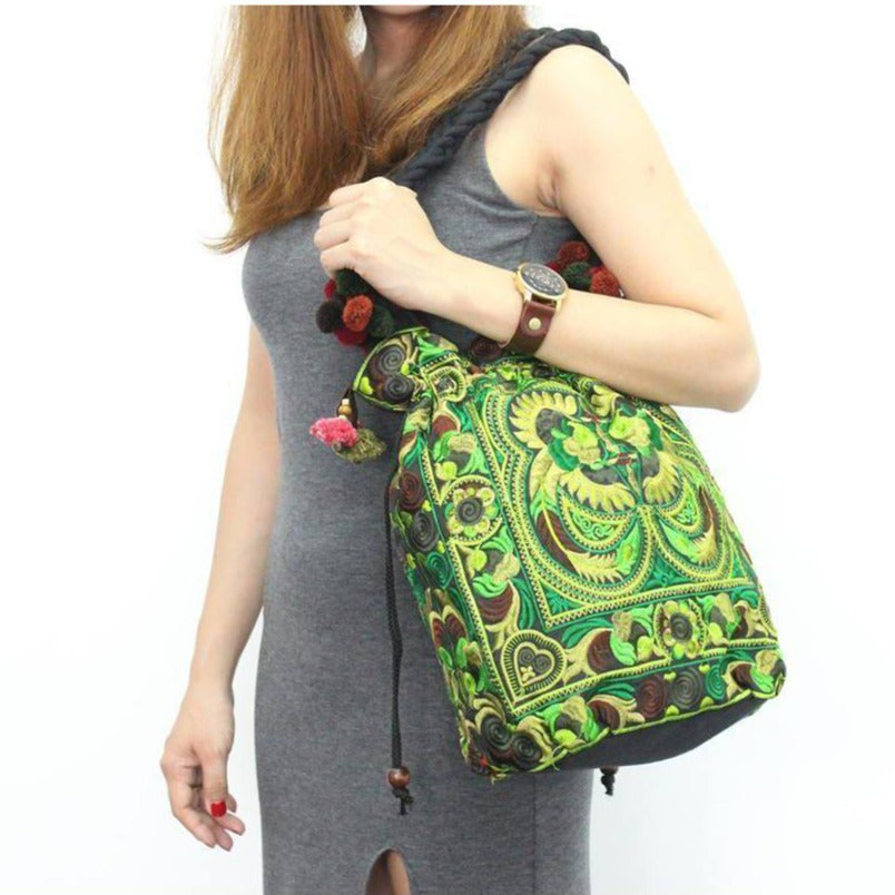 Thai Boho Shoulder Bag Hippie Purse Sling Hobo Elephant Gypsy Yoga Travel  Bag | eBay