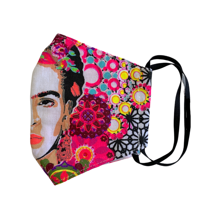 Frida Kahlo Face Mask with Filter Pocket - Thailand-Apparel-Nun-Lumily MZ Fair Trade Nena & Co Hiptipico Novica Lucia's World emporium