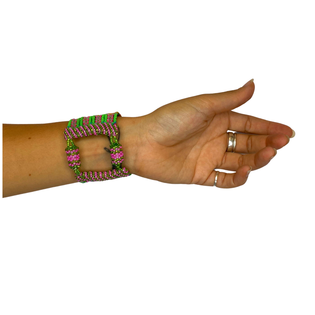 Friendship Woven Magnetic Bracelet - Mexico-Jewelry-Lumily-Lumily MZ Fair Trade Nena & Co Hiptipico Novica Lucia's World emporium