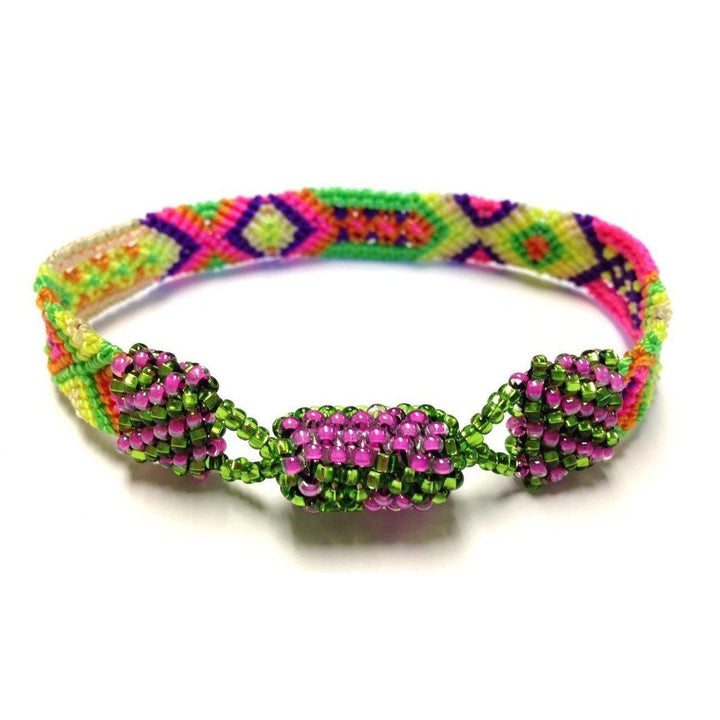 Friendship Woven Magnetic Bracelet - Mexico-Jewelry-Lumily-Small-Lumily MZ Fair Trade Nena & Co Hiptipico Novica Lucia's World emporium