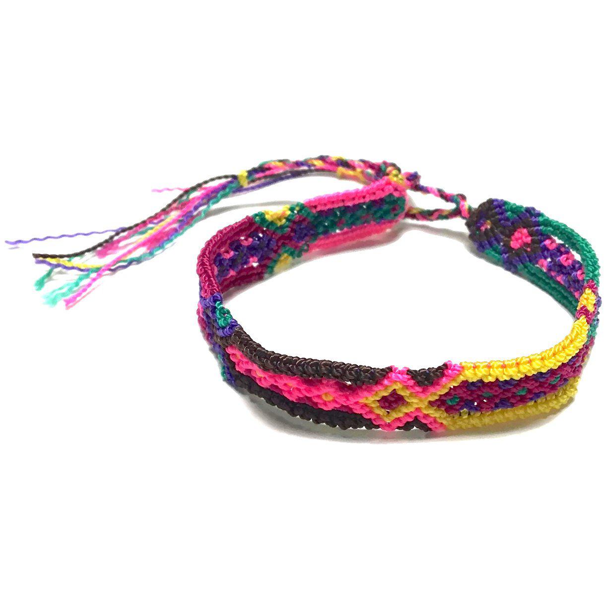 Friendship Woven String Bracelet 14 wide  Mexico  LeiLei