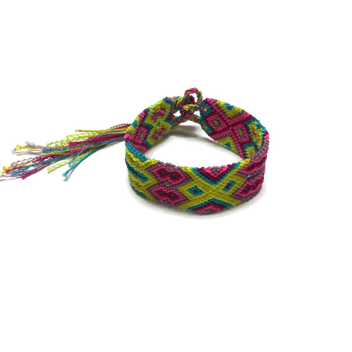 Friendship Woven Boho String Bracelet (4 Sizes) - Mexico-Jewelry-Lumily-Lumily MZ Fair Trade Nena & Co Hiptipico Novica Lucia's World emporium