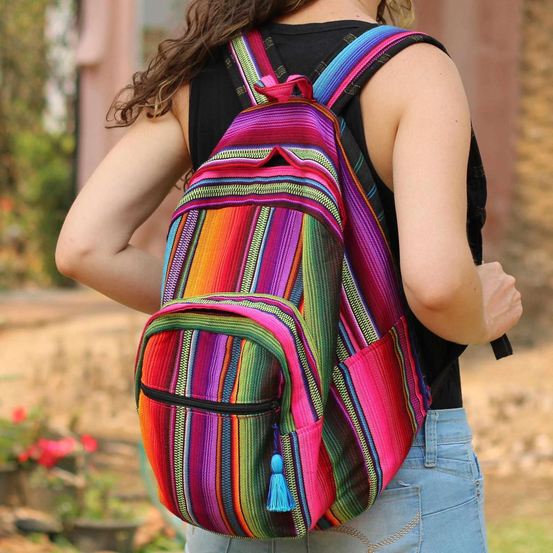 Hacienda Backpack is Handmade by Women in Guatemala