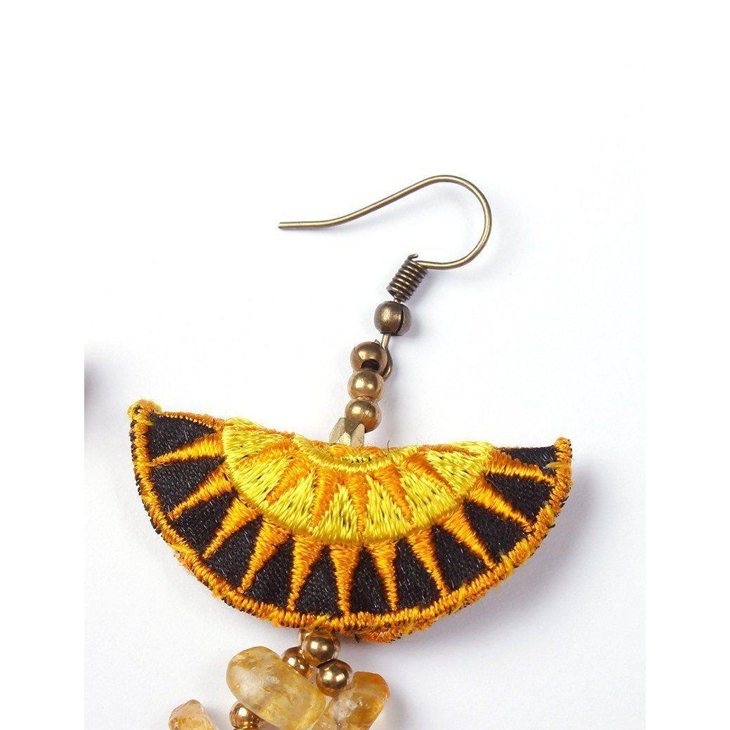 Hmong Stars Tassel Earrings - Thailand-Jewelry-VKP Handicraft-Lumily MZ Fair Trade Nena & Co Hiptipico Novica Lucia's World emporium