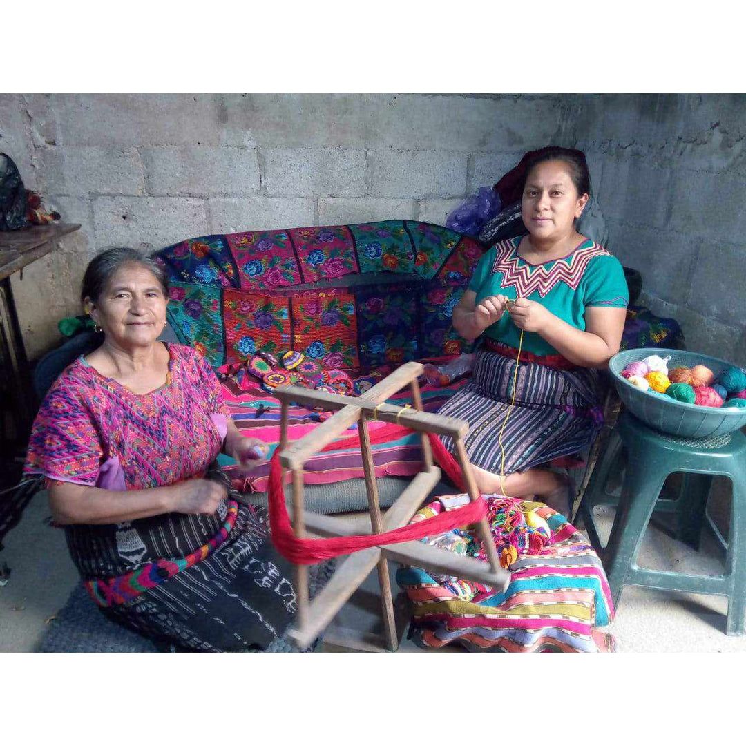 Crochet Multicolor Coin Purse - Guatemala-Coin Purses-Juana (GU)-Lumily MZ Fair Trade Nena & Co Hiptipico Novica Lucia's World emporium