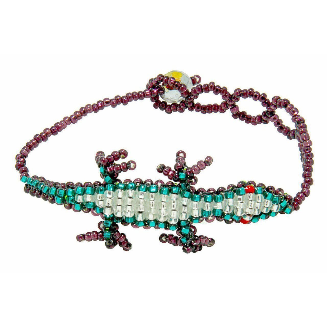 Sterling Aligator, Shagreen Bracelet – Christa's South Seashells & Jewelry