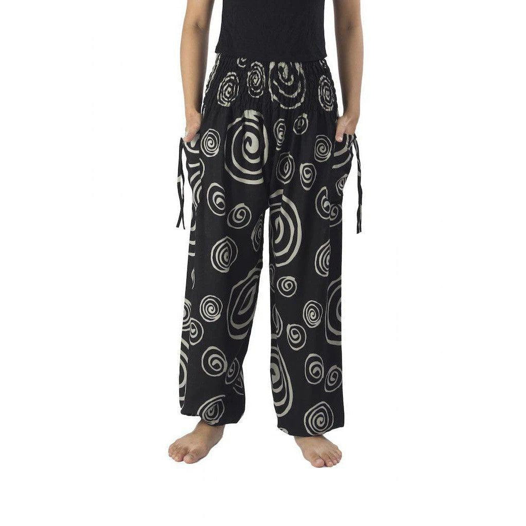 BUNDLE: 4-Pack Assorted Harem Printed Pants - Thailand-Apparel-Lumily-Medium-Lumily MZ Fair Trade Nena & Co Hiptipico Novica Lucia's World emporium