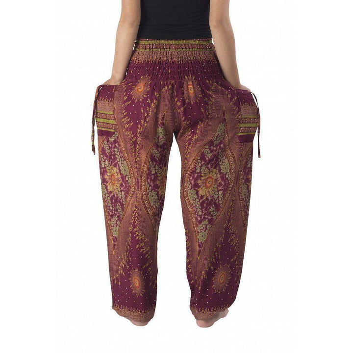 BUNDLE: 4-Pack Assorted Harem Printed Pants - Thailand-Apparel-Lumily-Lumily MZ Fair Trade Nena & Co Hiptipico Novica Lucia's World emporium