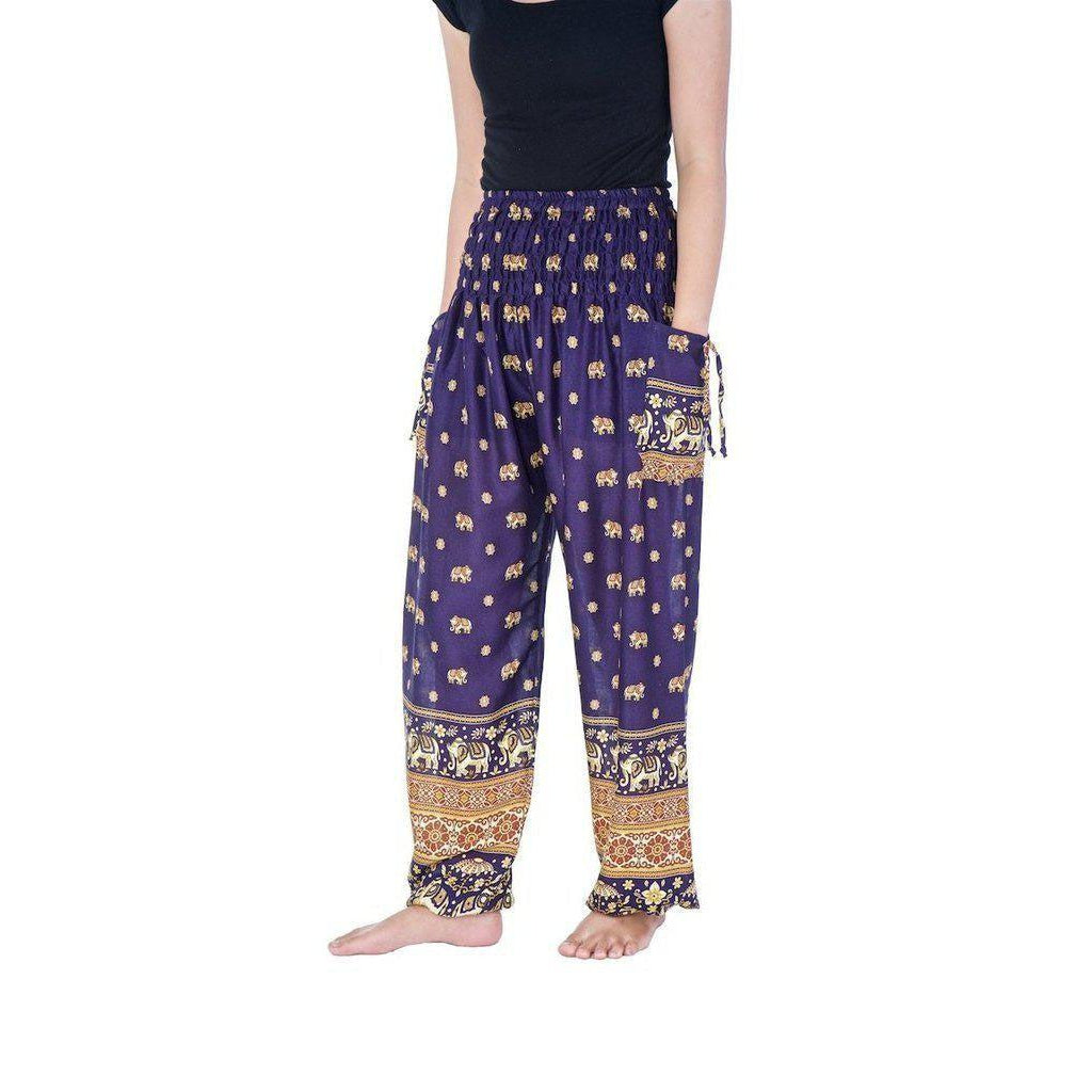BUNDLE: 4-Pack Assorted Harem Printed Pants - Thailand-Apparel-Lumily-XL-Lumily MZ Fair Trade Nena & Co Hiptipico Novica Lucia's World emporium