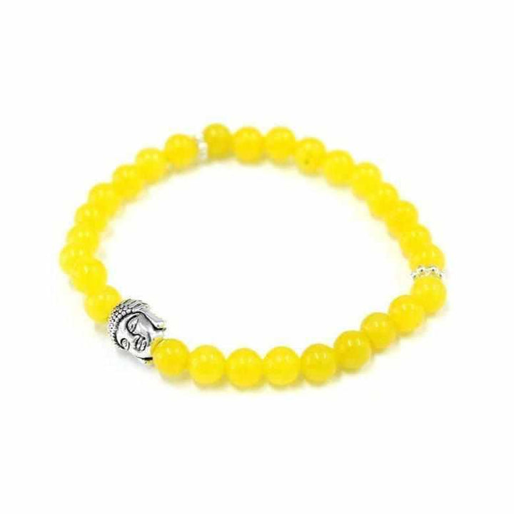 Namaste Chakra Elastic Bracelet - Thailand-Jewelry-Lumily-Yellow-Lumily MZ Fair Trade Nena & Co Hiptipico Novica Lucia's World emporium