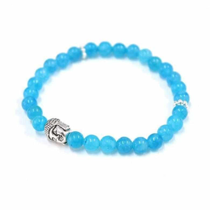Namaste Chakra Elastic Bracelet - Thailand-Jewelry-Lumily-Blue-Lumily MZ Fair Trade Nena & Co Hiptipico Novica Lucia's World emporium