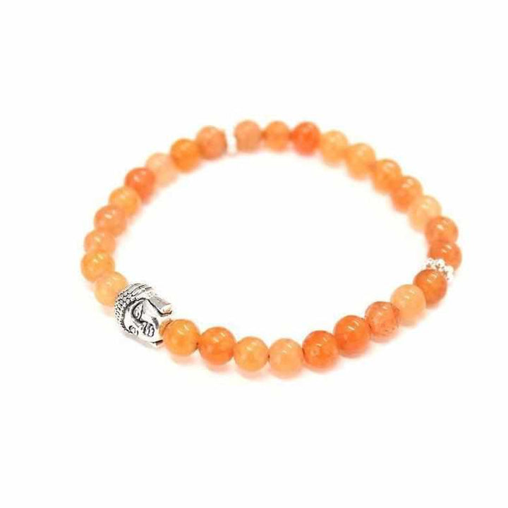 Namaste Chakra Elastic Bracelet - Thailand-Jewelry-Lumily-Orange-Lumily MZ Fair Trade Nena & Co Hiptipico Novica Lucia's World emporium