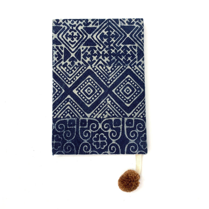 Oasis Indigo Batik Lined Notebook - Thailand-Lumily-Lumily MZ Fair Trade Nena & Co Hiptipico Novica Lucia's World emporium