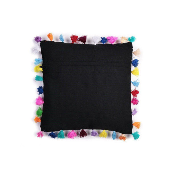 Oasis Multi Tassel Batik Pillow Cover - Thailand-Decor-Lumily-Lumily MZ Fair Trade Nena & Co Hiptipico Novica Lucia's World emporium