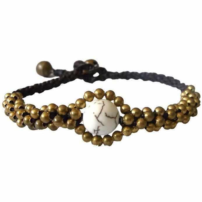 Ojo Brass Adjustable Bracelet - Thailand-Jewelry-Lumily-Winter-Lumily MZ Fair Trade Nena & Co Hiptipico Novica Lucia's World emporium