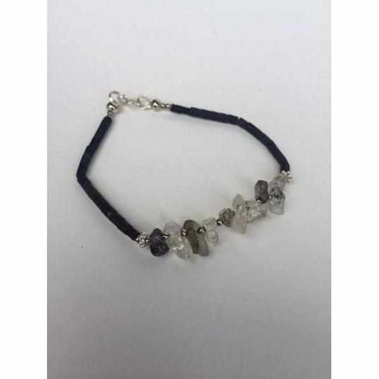 Pearl and Stone Bracelet - Thailand-Jewelry-Lumily-Black Stones-Lumily MZ Fair Trade Nena & Co Hiptipico Novica Lucia's World emporium