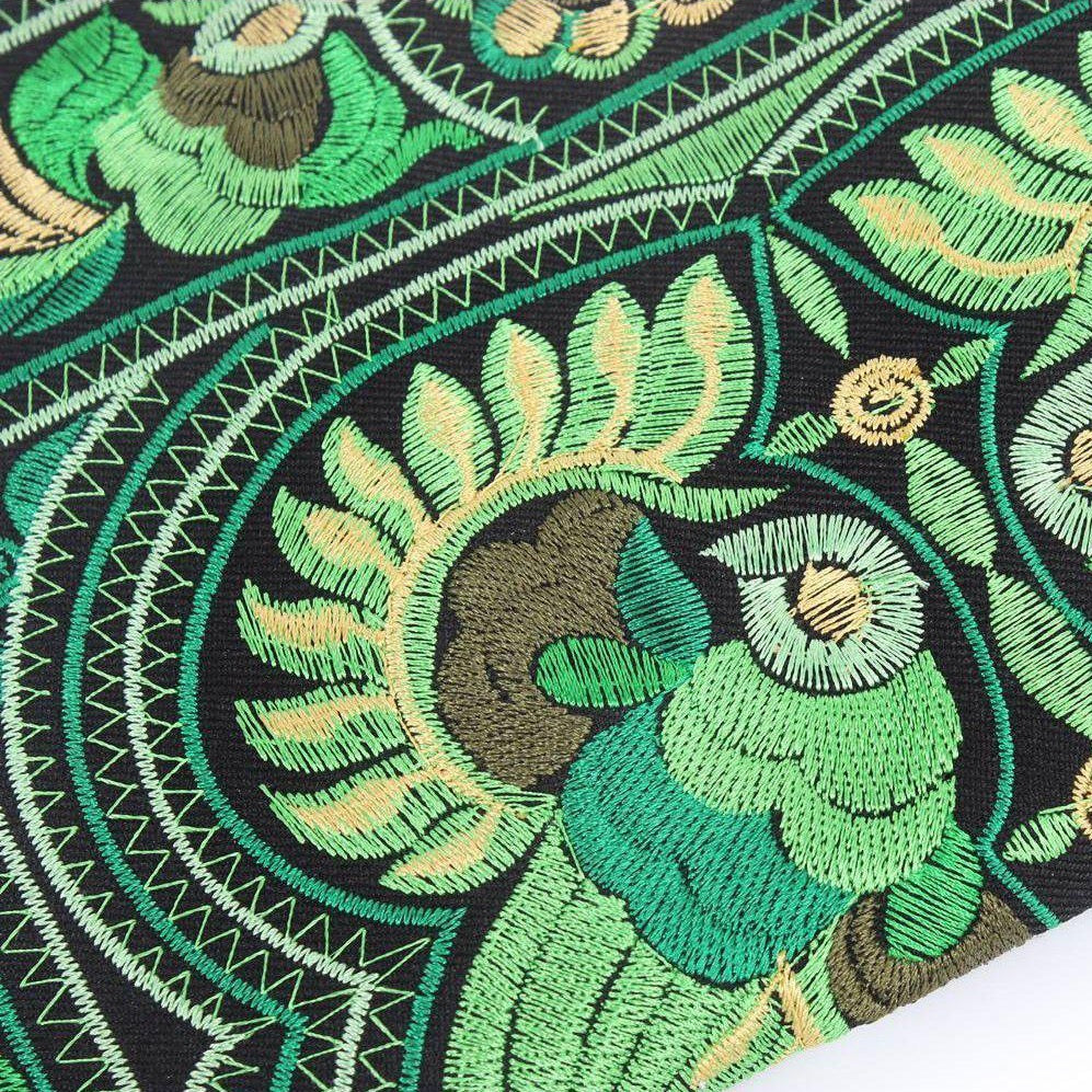 Prani Embroidered Hmong Wristlet - Thailand-Bags-Lumily-Lumily MZ Fair Trade Nena & Co Hiptipico Novica Lucia's World emporium