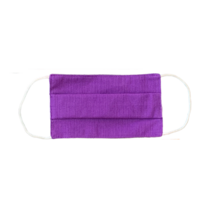 Rainbow Reusable Pleated Unisex Face Mask - Thailand-Apparel-Beautiful Bags-Purple-Lumily MZ Fair Trade Nena & Co Hiptipico Novica Lucia's World emporium