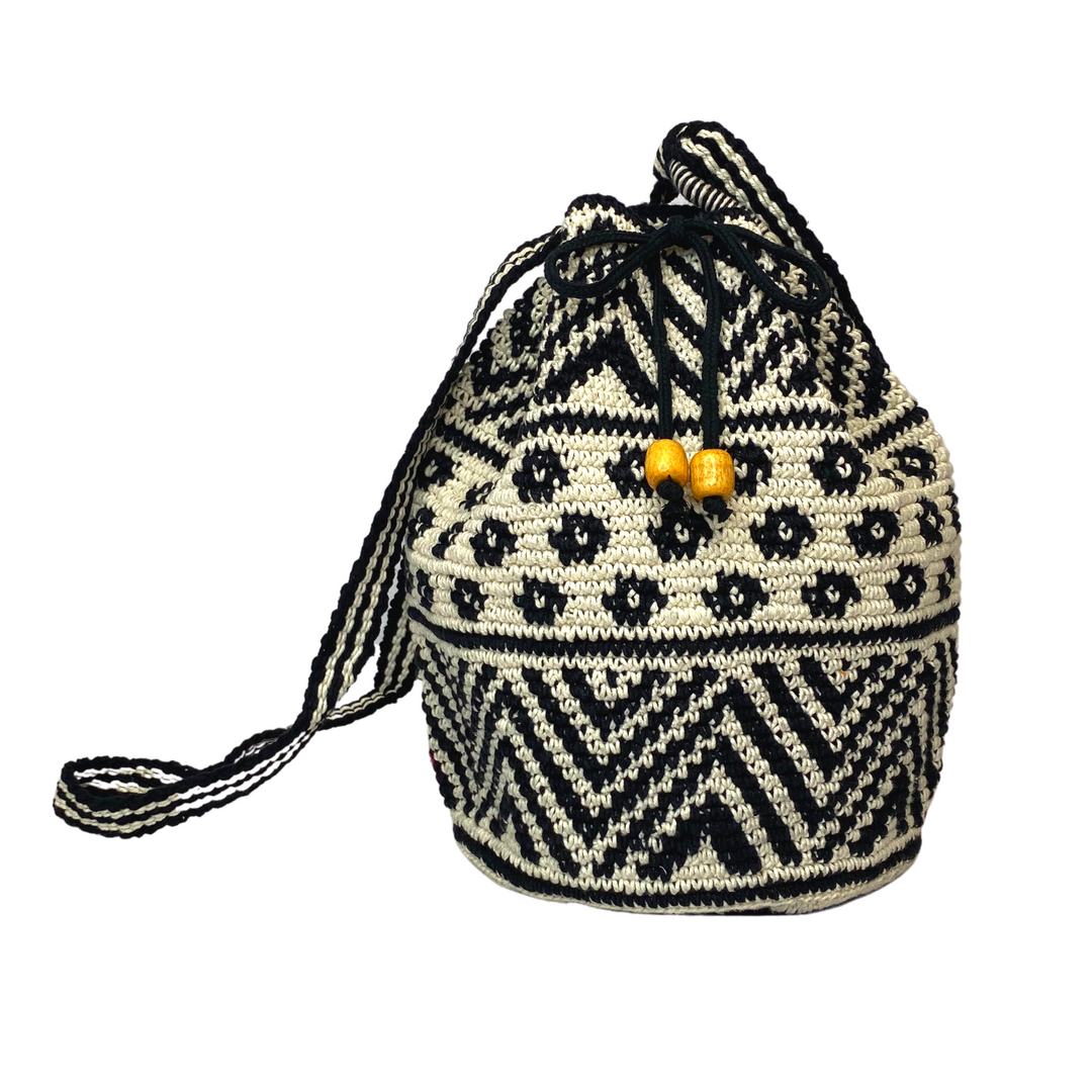 Summer Crochet Chevron Bag - Guatemala-Bags-Don Miguel (Tipicos el Paisaje - GU)-Lumily MZ Fair Trade Nena & Co Hiptipico Novica Lucia's World emporium