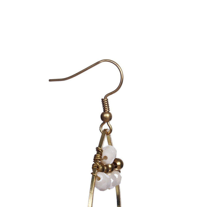 Summer Tassel Brass Earrings - Thailand-Jewelry-Lumily-Lumily MZ Fair Trade Nena & Co Hiptipico Novica Lucia's World emporium