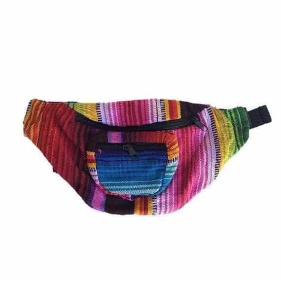 Unisex Fanny Pack | Hip Pack with Sustainable Fabric - Guatemala-Bags-Don Miguel (Tipicos el Paisaje - GU)-Lumily MZ Fair Trade Nena & Co Hiptipico Novica Lucia's World emporium