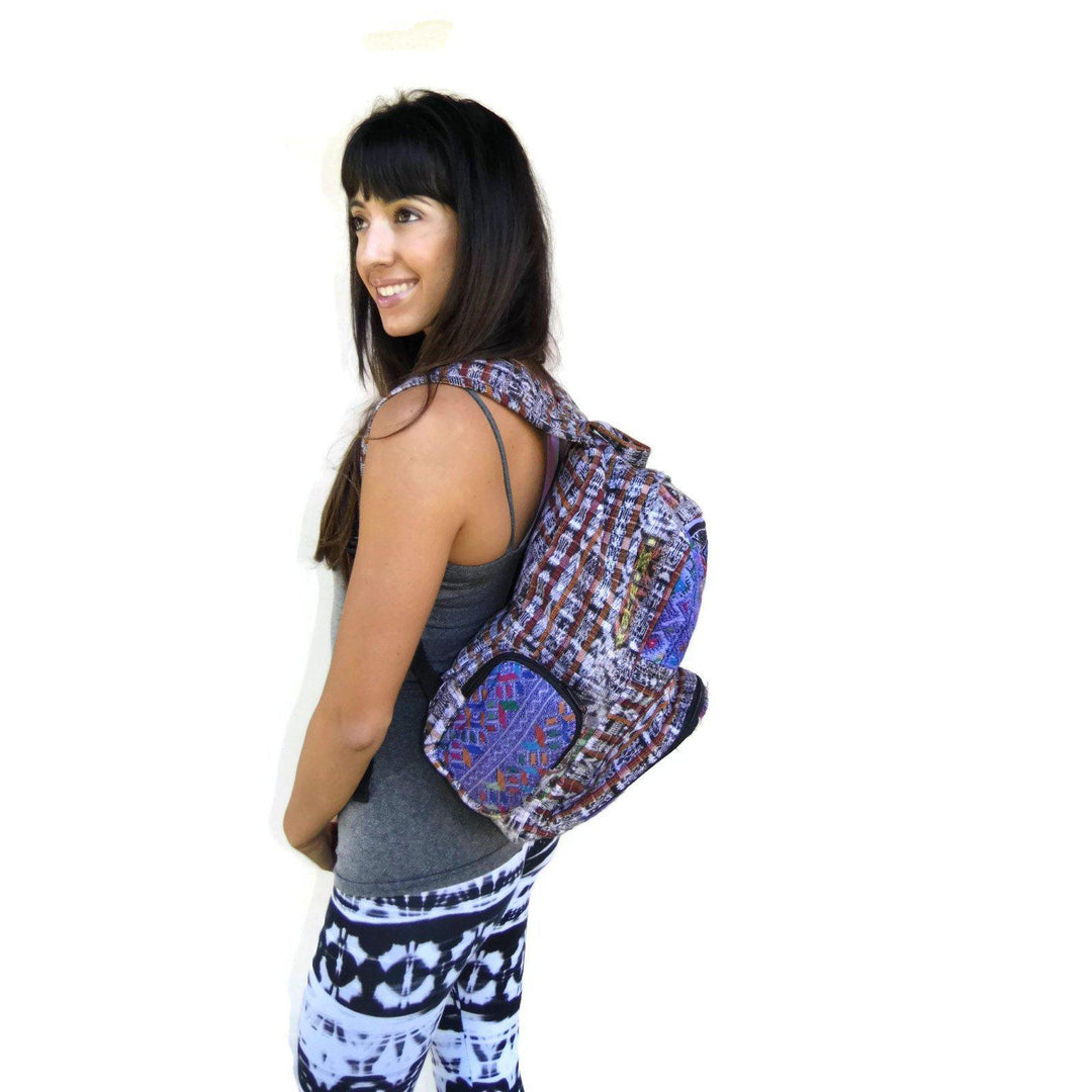Volcano Huipil Upcycled Backpack - Guatemala – Lumily
