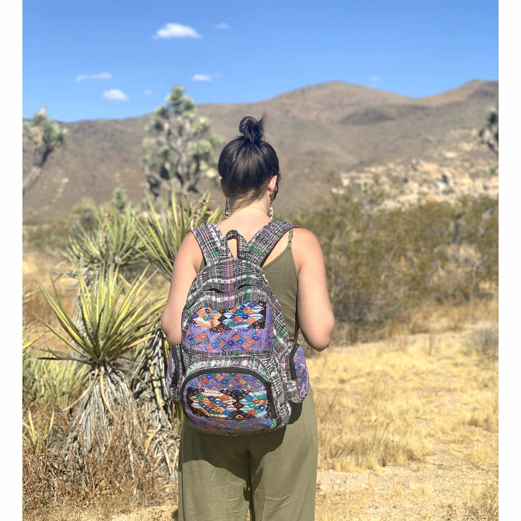 Volcano Huipil Upcycled Backpack - Guatemala – Lumily
